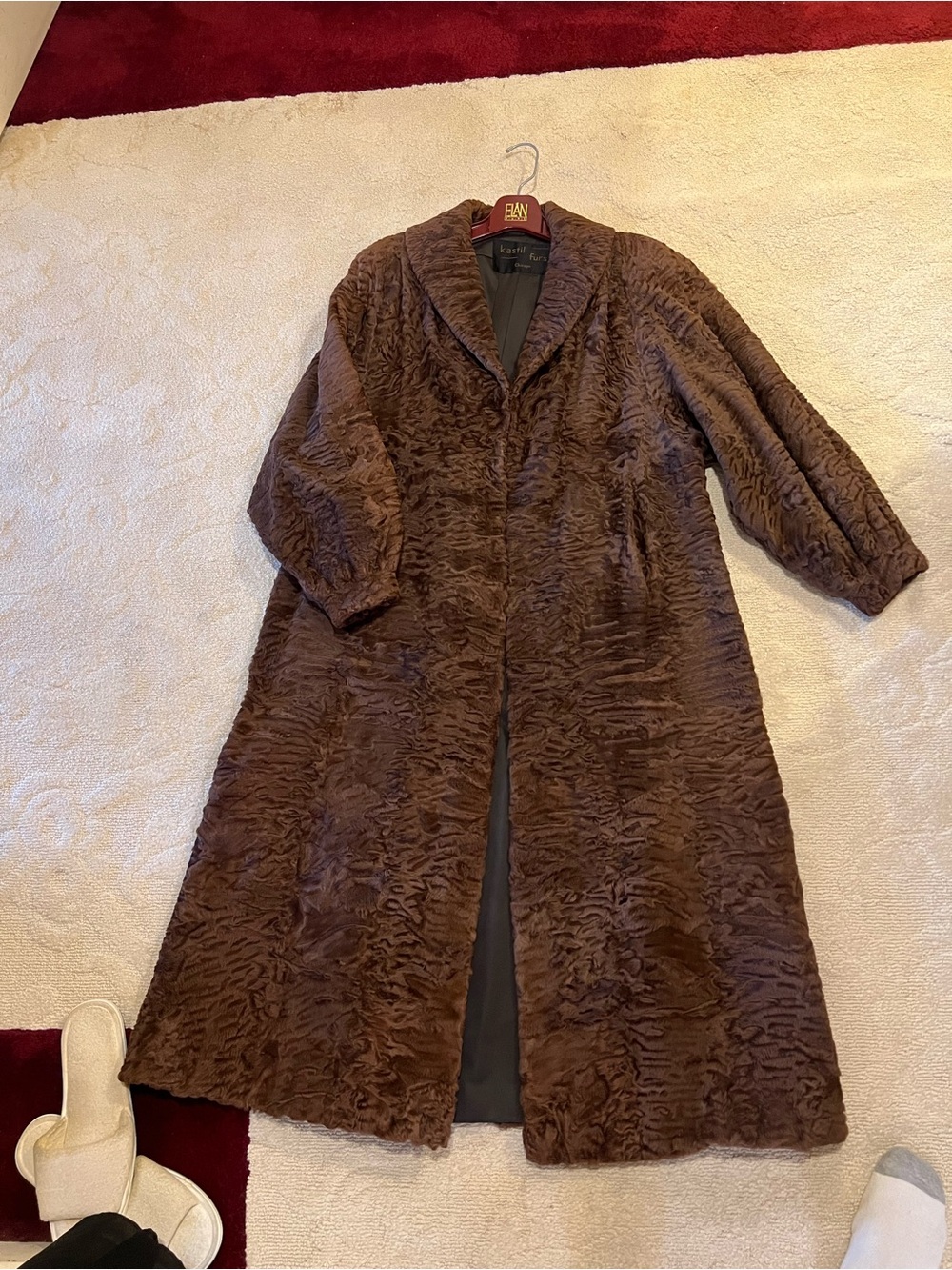 Brown Persian Lamb Fur Coat